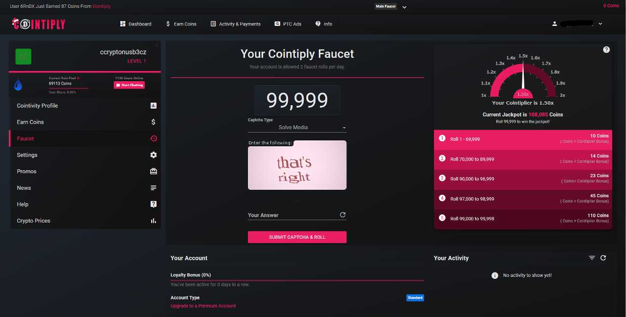 Bitcoin free for click