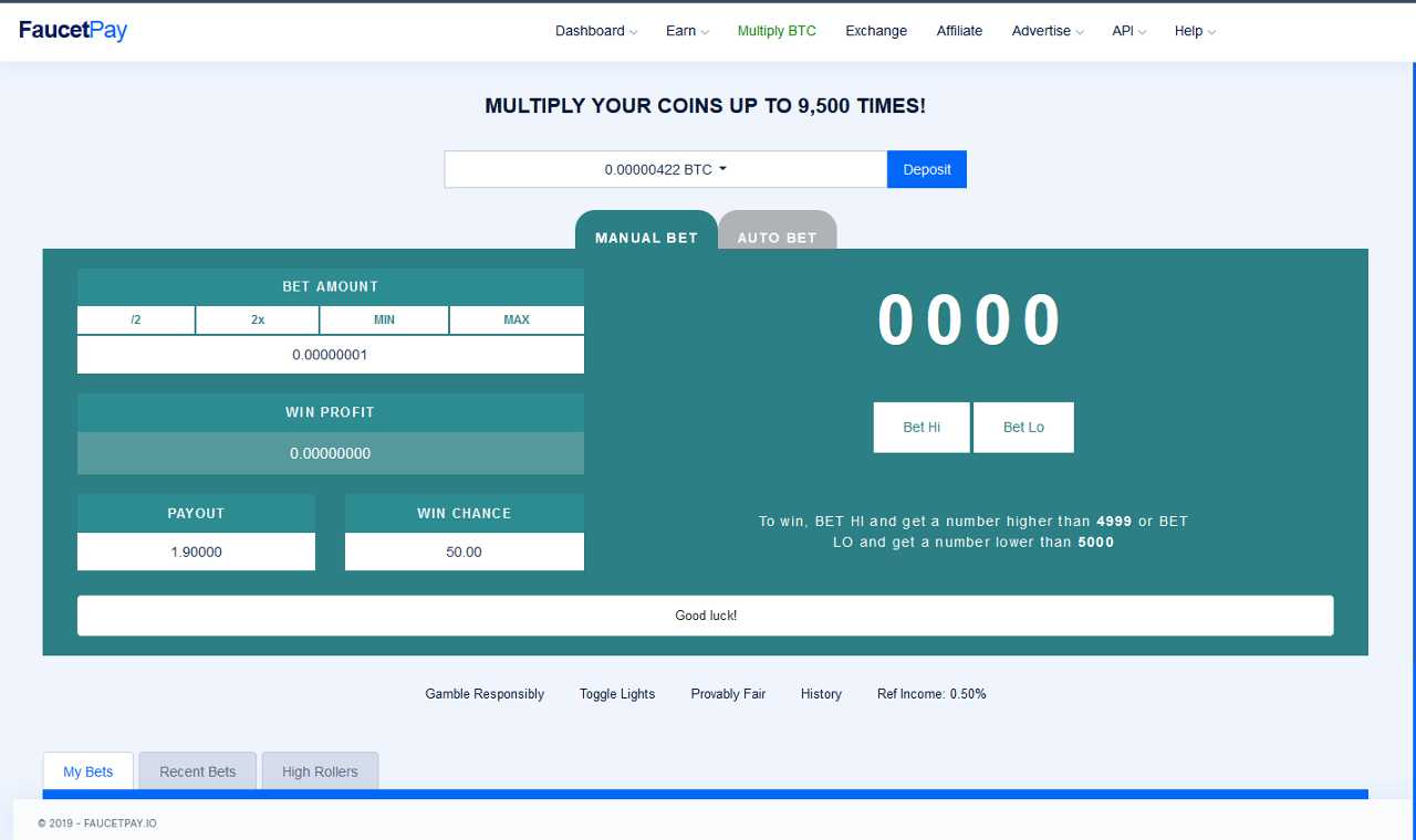 Bitcoin free for click