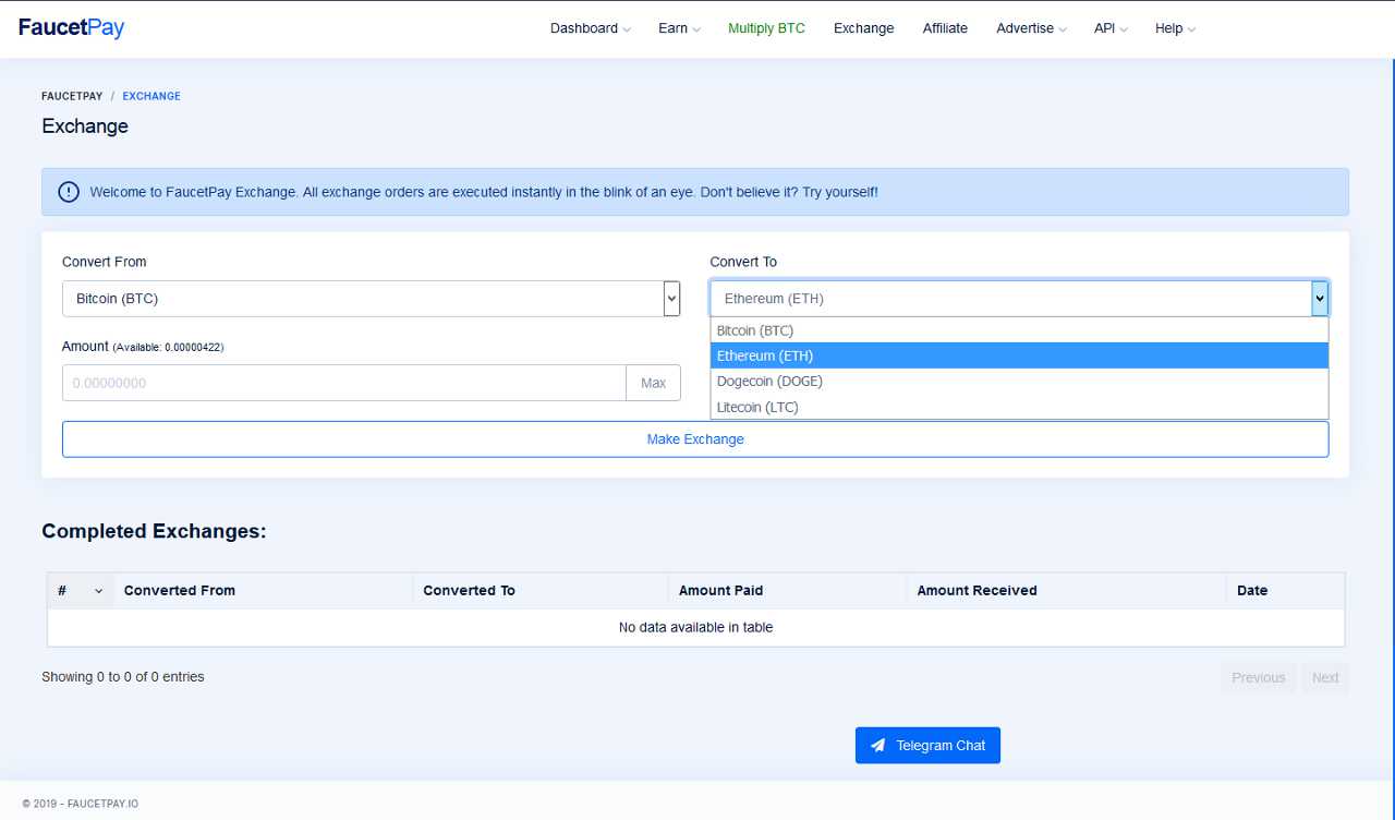Bitcoin free for click