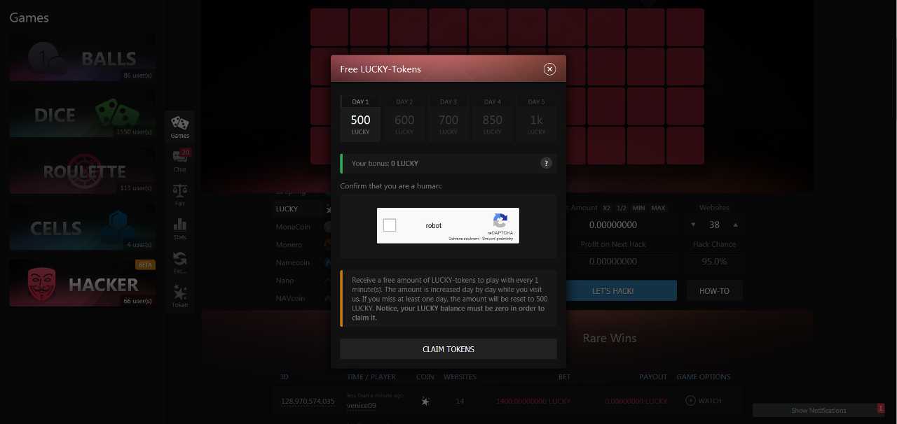 Bitcoin free for click